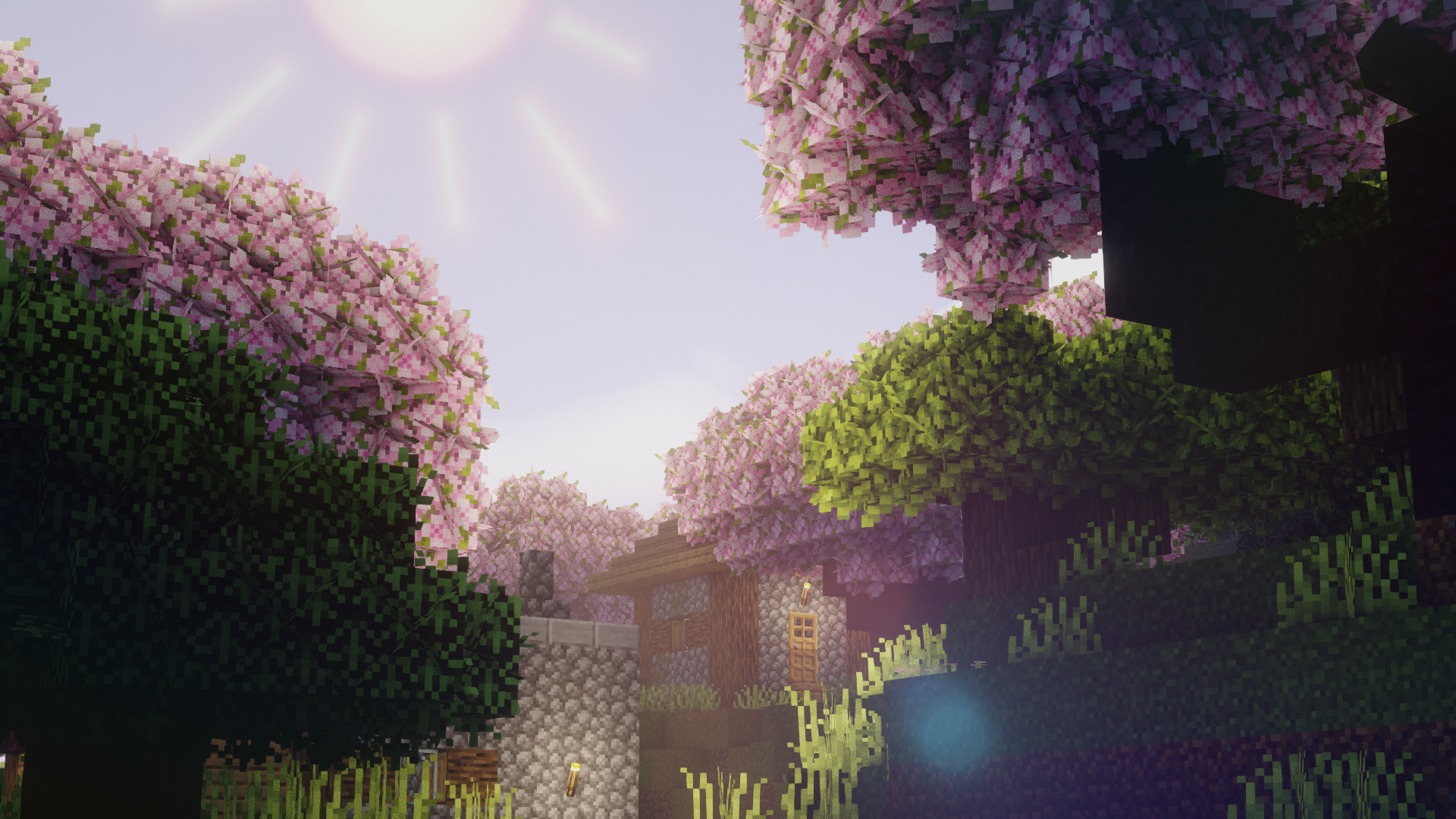 Paysage Minecraft